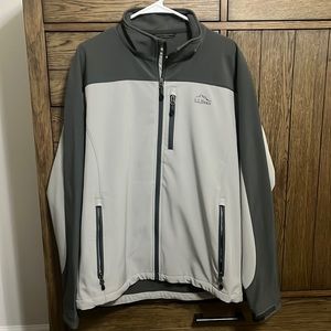 L.L. Bean Large Gray Soft-shell Jacket